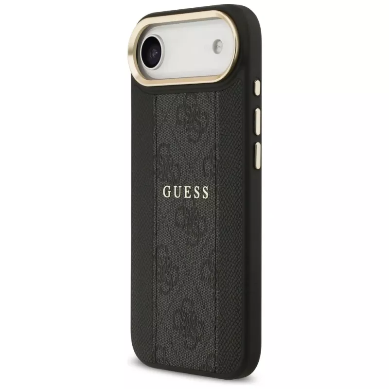 Guess 4G Stripe MagSafe θήκη για iPhone Air, μαύρο
