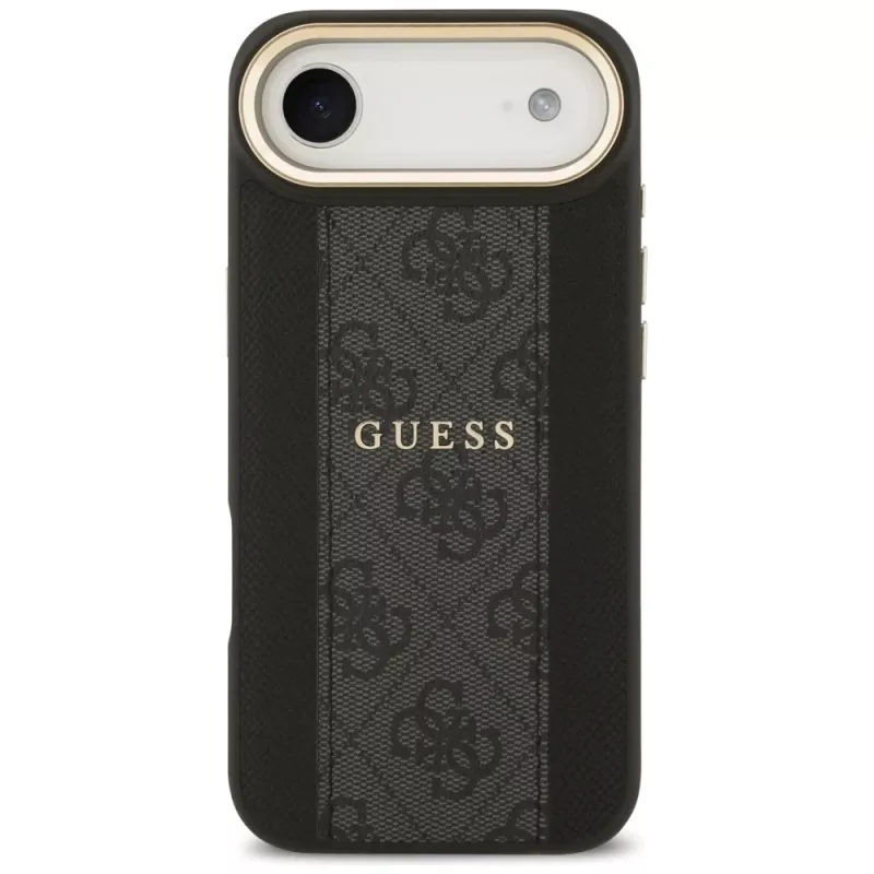 Guess 4G Stripe MagSafe θήκη για iPhone Air, μαύρο