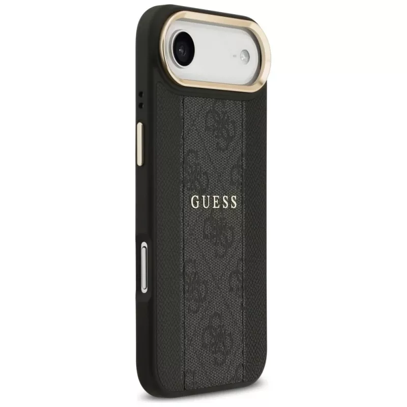 Guess 4G Stripe MagSafe θήκη για iPhone Air, μαύρο