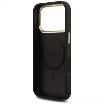 Guess 4G Stripe MagSafe θήκη για iPhone 17 Pro Max μαύρο