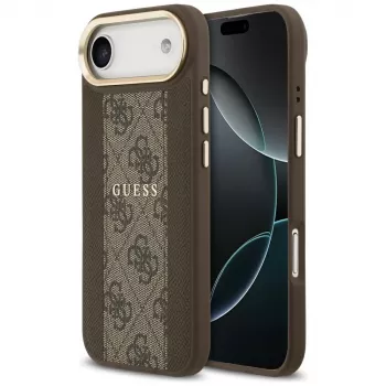 Guess 4G Stripe MagSafe θήκη για iPhone Air καφέ