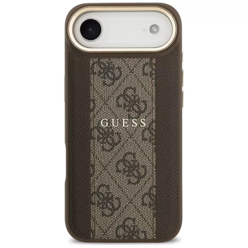 Guess 4G Stripe MagSafe θήκη για iPhone Air καφέ