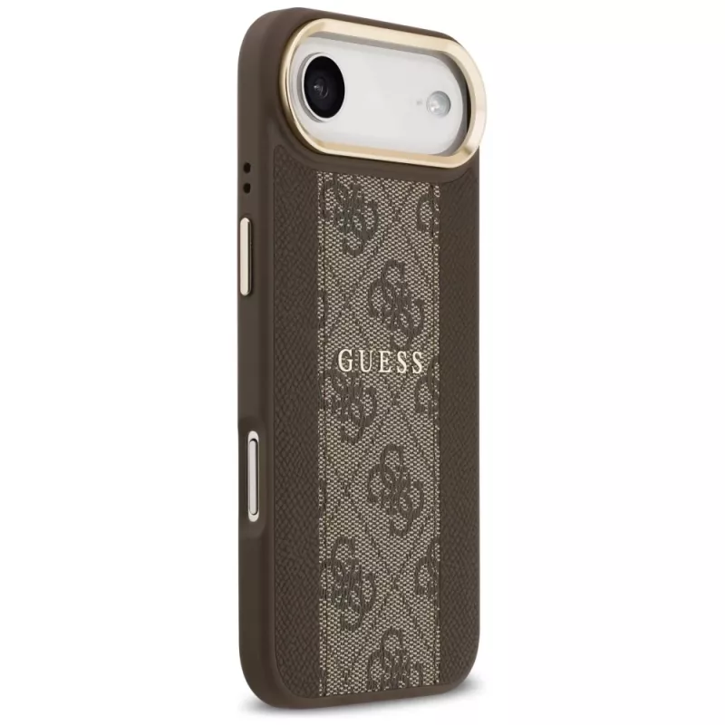 Guess 4G Stripe MagSafe θήκη για iPhone Air καφέ