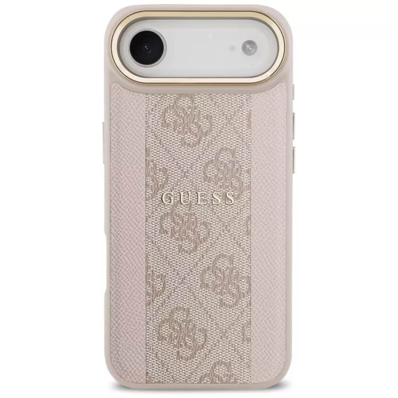 Guess 4G Stripe MagSafe θήκη για iPhone Air ροζ