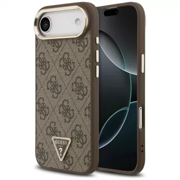Guess 4G Triangle Logo MagSafe θήκη για iPhone Air, καφέ/χρυσό