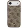 Guess 4G Triangle Logo MagSafe θήκη για iPhone Air, καφέ/χρυσό