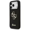 Guess Silicone Big 4G Script θήκη για iPhone 17 Pro μαύρο