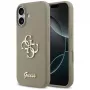 Guess Silicone Big 4G Script θήκη τηλεφώνου για iPhone 17 - καφέ