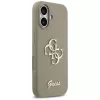 Guess Silicone Big 4G Script θήκη τηλεφώνου για iPhone 17 - καφέ