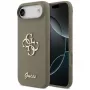 Guess Silicone Big 4G Script θήκη για iPhone Air καφέ