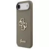 Guess Silicone Big 4G Script θήκη για iPhone Air καφέ