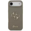 Guess Silicone Big 4G Script θήκη για iPhone Air καφέ