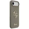 Guess Silicone Big 4G Script θήκη για iPhone Air καφέ