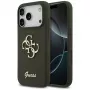 Guess Silicone Big 4G Script θήκη για iPhone 17 Pro - χακί