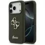Guess Silicone Big 4G Script θήκη για iPhone 17 Pro Max χακί