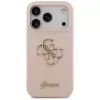 Guess Silicone Big 4G Script Πίσω Κάλυμμα για Apple iPhone 17 Pro - Ροζ