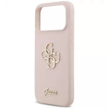 Guess Silicone Big 4G Script Case για Apple iPhone 17 Pro Max - Pink