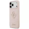 Guess Silicone Big 4G Script Case για Apple iPhone 17 Pro Max - Pink
