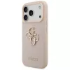 Guess Grained Big 4G & Classic Logo Case για iPhone 17 Pro ροζ