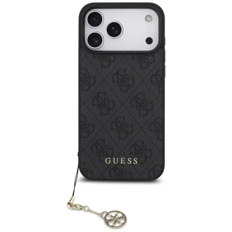Guess 4G Charms Collection MagSafe Case για iPhone 17 Pro Max μαύρο