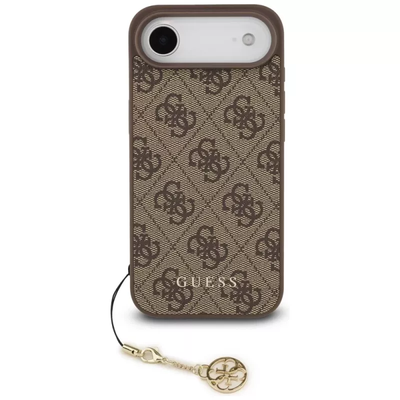 Guess 4G Charms Collection MagSafe Case για iPhone 13 Pro Max (καφέ)