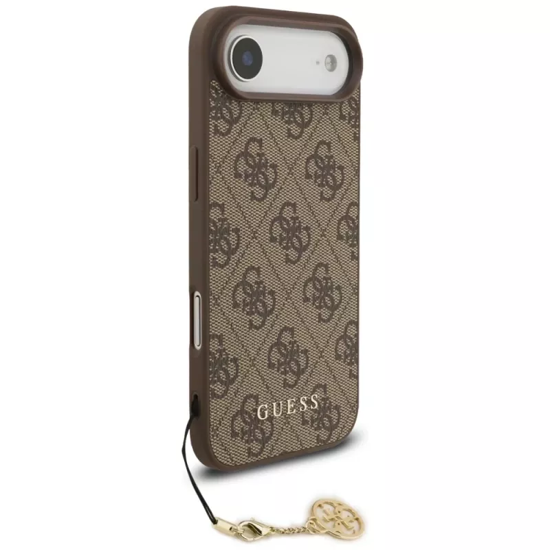 Guess 4G Charms Collection MagSafe Case για iPhone 13 Pro Max (καφέ)