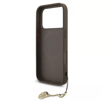Guess 4G Charms Collection MagSafe Case για iPhone 17 Pro (καφέ)
