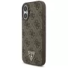 Guess 4G Strap Triangle Logo MagSafe Case για iPhone 17 καφέ