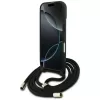 Guess 4G Big Logo Cord Strap Crossbody Case για Apple iPhone 17, μαύρο