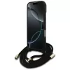 Guess 4G Big Logo Cord Stap Crossbody Case για iPhone 17 καφέ