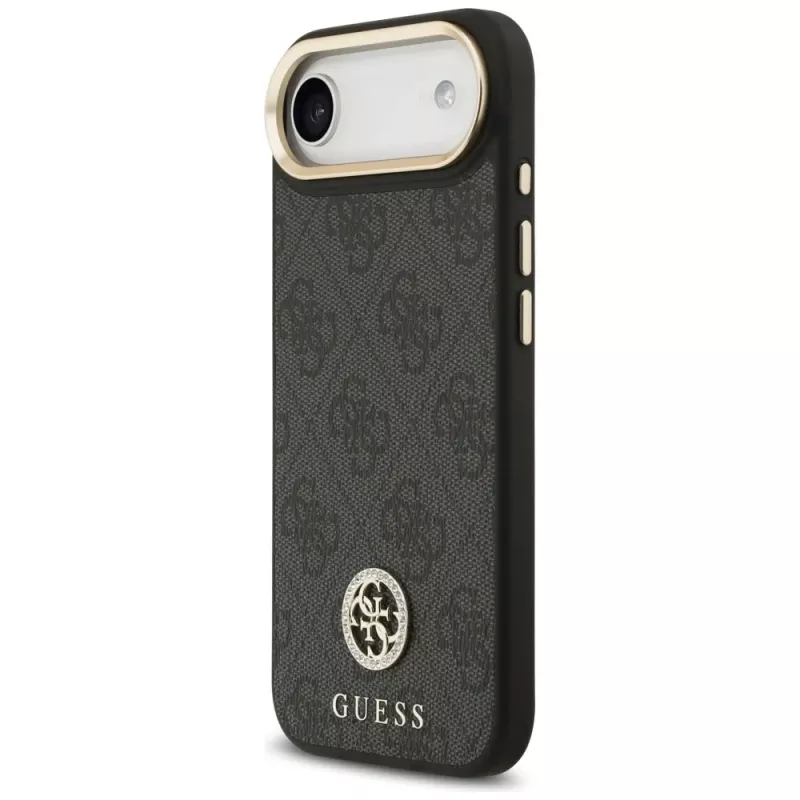 Guess Θήκη MagSafe 4G Strass Logo για iPhone Air, μαύρο