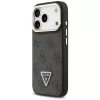 Guess Θήκη MagSafe 4G PU Triangle Logo & Stand Camera για iPhone 17 Pro μαύρο