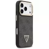 Guess Θήκη MagSafe 4G PU Triangle Logo & Stand Camera για iPhone 17 Pro μαύρο