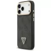 Guess Θήκη MagSafe 4G PU Triangle Logo & Stand Camera για iPhone 17 Pro Max μαύρο