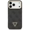 Guess Θήκη MagSafe 4G PU Triangle Logo & Stand Camera για iPhone 17 Pro Max μαύρο