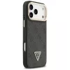 Guess Θήκη MagSafe 4G PU Triangle Logo & Stand Camera για iPhone 17 Pro Max μαύρο