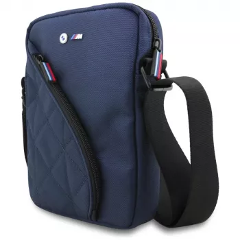 BMW Τσάντα nylon Pockets & Metal Logo Navy Blue