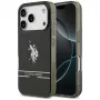U.S. POLO ASSN. Θήκη US Polo DH and Bottom Stripe Logo MagSafe για iPhone 17 Pro Μαύρο