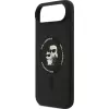 KARL LAGERFELD Θήκη σιλικόνης Karl & Choupette Ring MagSafe για Apple iPhone Air - μαύρο