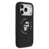 KARL LAGERFELD Θήκη σιλικόνης Karl & Choupette Ring MagSafe για Apple iPhone 17 Pro μαύρο