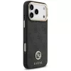Guess 4G Strass Logo & Big Strap Metal Buttons MagSafe Θήκη για iPhone 17 Pro Max Μαύρο