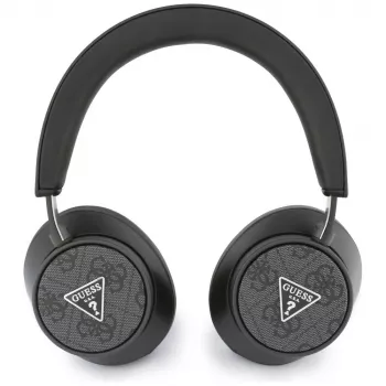 Guess 4G Triangle Logo Ασύρματα Over-Ear Ακουστικά Bluetooth 5.4 ENC Μαύρο