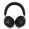 Guess Ασύρματα Over-Ear Ακουστικά Bluetooth ENC Saffiano Triangle Logo Μαύρο