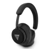 Guess Ασύρματα Over-Ear Ακουστικά Bluetooth ENC Saffiano Triangle Logo Μαύρο