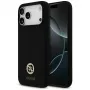 Guess Silicone Logo Strass 4G MagSafe Θήκη για iPhone 17 Pro Max Μαύρο
