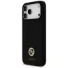 Guess Silicone Logo Strass 4G MagSafe Θήκη για iPhone 17 Pro Max Μαύρο