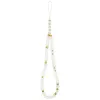 Guess IML Glitter Pearl Strap MagSafe Θήκη για iPhone 17 Pro, Διάφανο