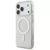 Guess IML Glitter Pearl Strap MagSafe Θήκη για iPhone 17 Pro, Διάφανο