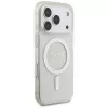Guess IML Glitter Pearl Strap MagSafe Θήκη για iPhone 17 Pro, Διάφανο