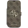 Guess Book 4G Metal Logo Θήκη για Apple iPhone 17 Pro, Καφέ